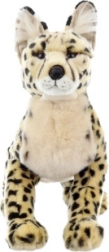 Chat en peluche de savane 50 cm