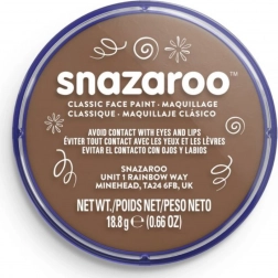 Snazaroo Peinture pour Visage Beige Marron 18 ml