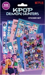 Lot d’autocollants 500 pcs K‑POP Demon Hunters