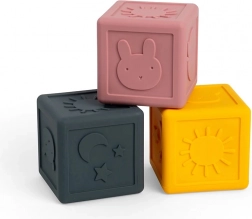 Cubes sensoriels en silicone pour enfants