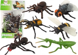 Set de figurines réalistes d’insectes et d’araignées – 6 pcs