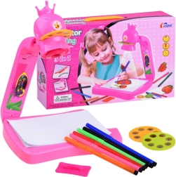 Projecteur de dessin pour enfants avec couronne et feutres