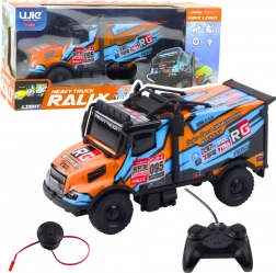 Camion RC – poids lourd télécommandé orange‑bleu