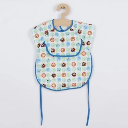 Bavoir–tablier pour enfants New Baby 42 × 35 cm bleu