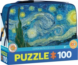 Puzzle dans une boîte à goûter – La Nuit étoilée 100 pièces EUROGRAPHICS