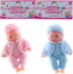 Poupée bébé en tenue d’hiver 20 cm
