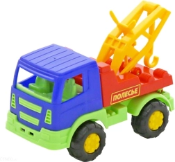 Camion de dépannage avec bras de remorquage