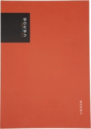 Carnet d’enregistrement A4 VERDE, brique, 96 feuilles lignées