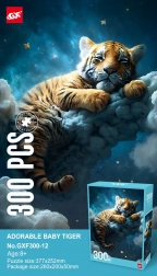 puzzle 300 pièces – petit tigre dans les nuages