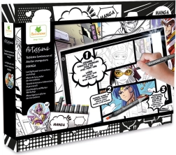 Artissimo - Kit créatif Manga avec tablette lumineuse