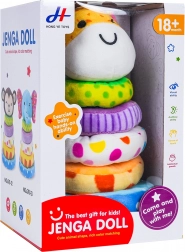 pyramide empilable souple girafe pour les tout-petits