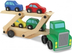 Voitures de transport en bois