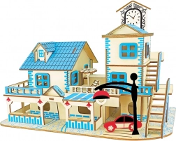 Puzzle 3D en bois Destination maritime