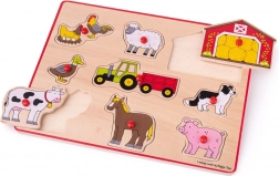 Puzzle encastrable Ferme Bigjigs Toys
