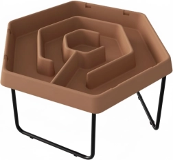 Masterkidz table hexagonal eau et sable labyrinthe à hauteur réglable