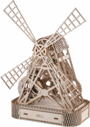 Puzzle 3D en bois Moulin