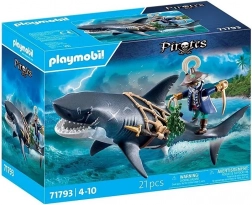 Playmobil Pirates grand requin avec pirate