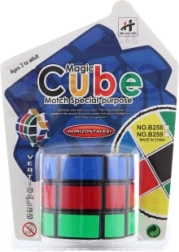 Casse-tête cylindrique en plastique pour enfants 3+