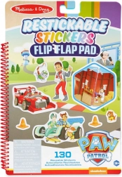 Paw Patrol autocollants repositionnables Flip‑Flap – missions classiques