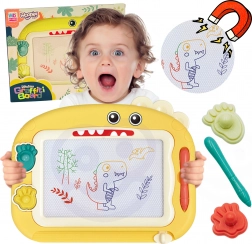 Tableau magnétique Znikopis avec dinosaures