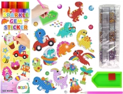 Mosaïque de Diamants Autocollants Dinosaures