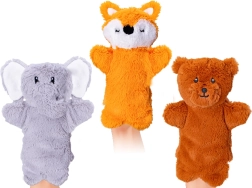 Marionnette peluche animal 25 cm