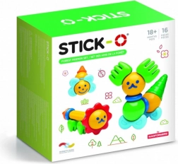 Jeu de construction magnétique Stick-O Amis de la forêt, 16 pièces