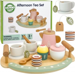 Woopie Green set de thé et café en bois 12 pcs FSC