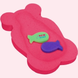 tapis de bain en mousse New Baby Basic ours rouge