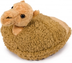 Chausson en peluche chauffant Chameau Cozy Noxxiez