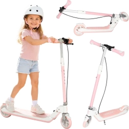 Trottinette enfant pliable Trike Fix avec roues LED lumineuses, rose