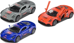 Voiture de course en métal à rétrofriction