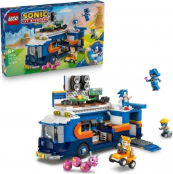 lego sonic : base mobile spéciale avec camion et quad