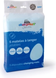 Alèse à langer jetable, blanche (5 pièces)