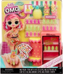 L.O.L. Surprise O.M.G. Sweet Nails Pinky Pops – set nail art fruité avec poupée