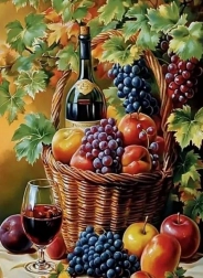 Peinture diamant nature morte 30 × 40 cm