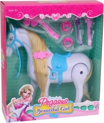 Cheval interactif avec peigne et musique