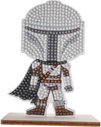 Peinture diamant Crystal Art Buddies Star Wars: The Mandalorian – figurine décorative autonome