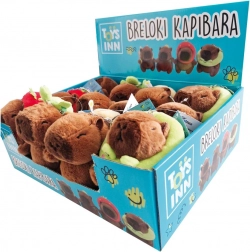 Porte-clés peluche capybara avec ventre squishy Toys Inn