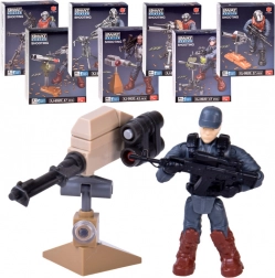 Kit de construction policier SWAT – figurine de soldat articulée à assembler