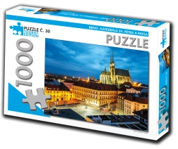 Puzzle TOURIST EDITION Cathédrale Saint-Pierre-et-Saint-Paul de Brno 1000 pièces