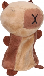 Capybara en peluche sauteuse 10 cm avec effets lumineux