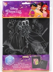Images à gratter Disney Princesses, lot de 2 pièces
