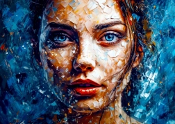 Puzzle Regard glacé 1000 pièces