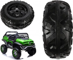 Roue pour voiture électrique pour enfants Mercedes Unimog
