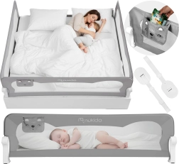 Barrière de lit de protection 200 cm Nukido – gris