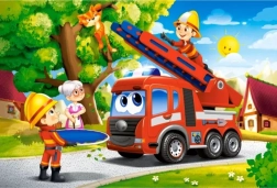 Castorland puzzle pompiers en action maxi 40 pièces