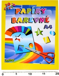 Papiers colorés couchés A4