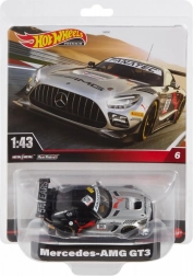 Réplique de voiture de course Mercedes Hot Wheels 1:43