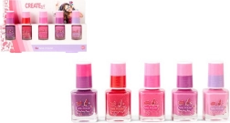 Create It! set de cinq vernis à ongles pour enfants